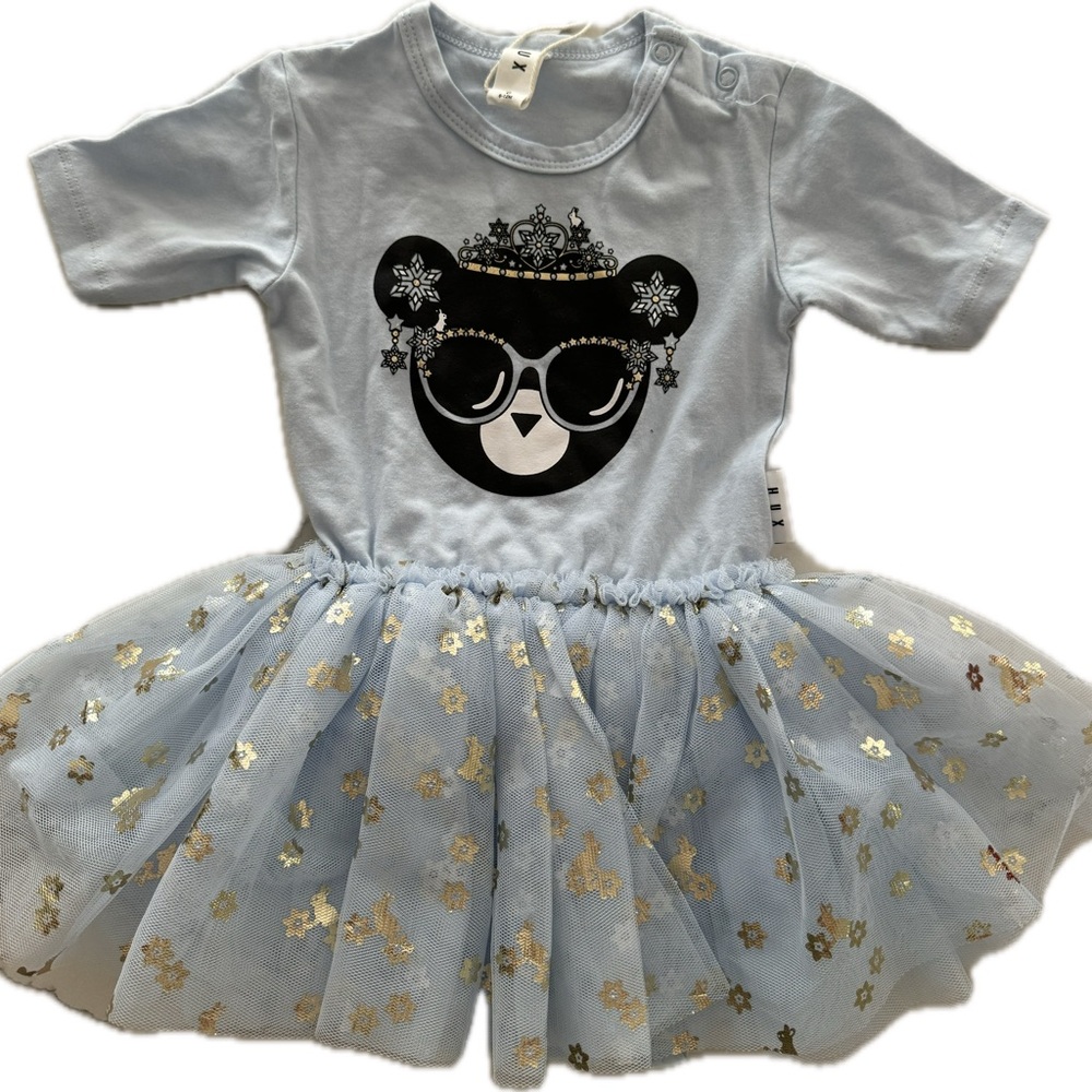 Hux Baby Onesie Tutu Dress tulle